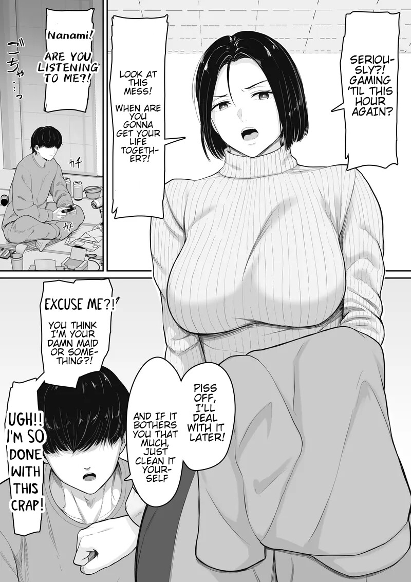 Hentai Manga Comic-How my hotheaded mom and I went from always fighting to getting along... After I came inside her-Read-2